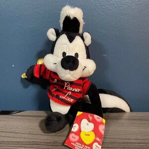 NWT Vintage 1998‎ Warner Bros Studio Store Pepe Le Pew "Prisoner of Love" Plush